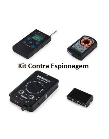 Kit Contra Espionagem -Detector de Escutas, Bloqueador de gravador Áudio, Detector De Micro Câmera