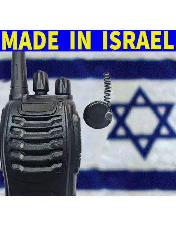 KIT Mini Spy Audio Rf Signal Escuta, FEITO EM ISRAEL Até 300 metros e RECEPTOR UHF