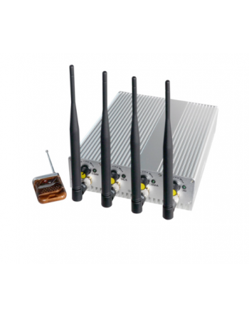 Bloqueador Jammer sinal de celular multi frequência até 30M c/ Controle remoto