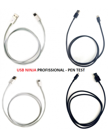 USBNinja Profissional - Cabo BadUSB de Elite com Controle Remoto via App
