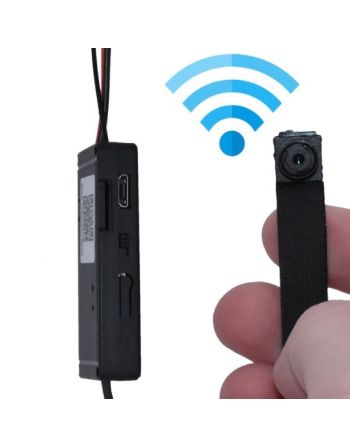 Kit DIY de Micro câmera escondida 4K com DVR, visão noturna e visão remota WiFi