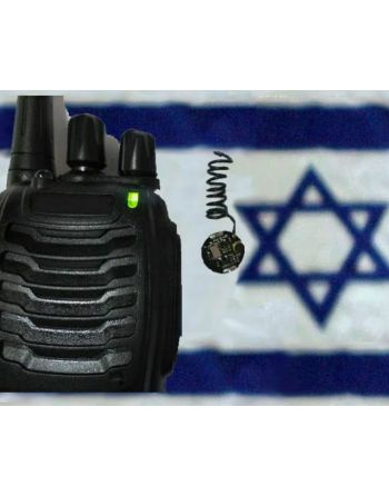 KIT Mini Spy Audio Rf Signal Escuta, FEITO EM ISRAEL Até 300 metros e RECEPTOR UHF