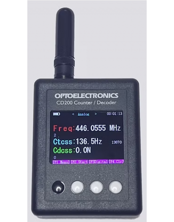 Scanner detector de frequência/decodificador de tom CD200