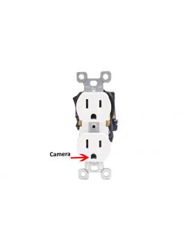 Tomada de energia micro câmera HD WiFi 1080p 16GB Card Free