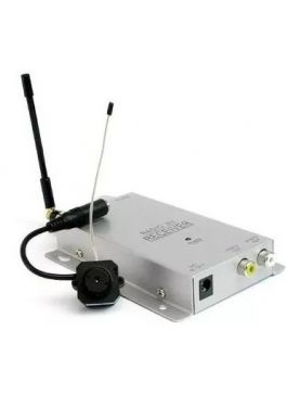 KIT Micro Câmera Espiã sem fio com receptor wireless
