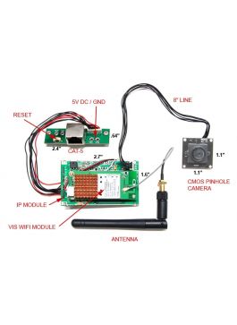 Módulo Wifi e Kit Micro Câmera