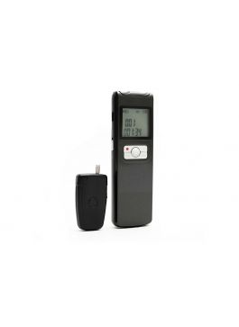 Gravador de voz portátil com microfone Wireless