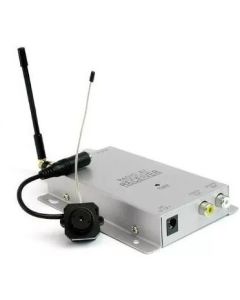 KIT Micro Câmera Espiã sem fio com receptor wireless