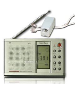 KIT RECEPTOR VHF DIGITAL E ADAPTADOR ESCUTA GRAMPO TELEFÔNICO