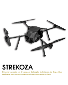 STREKOZA - Drone com sistema de segurança completo para detecção à distância