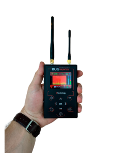 Bug Hunter Professional TSCM Sweeper com monitor gráfico de atividade espectral ao vivo