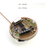 Microfone Micro Escuta UHF programável com sistema BSR